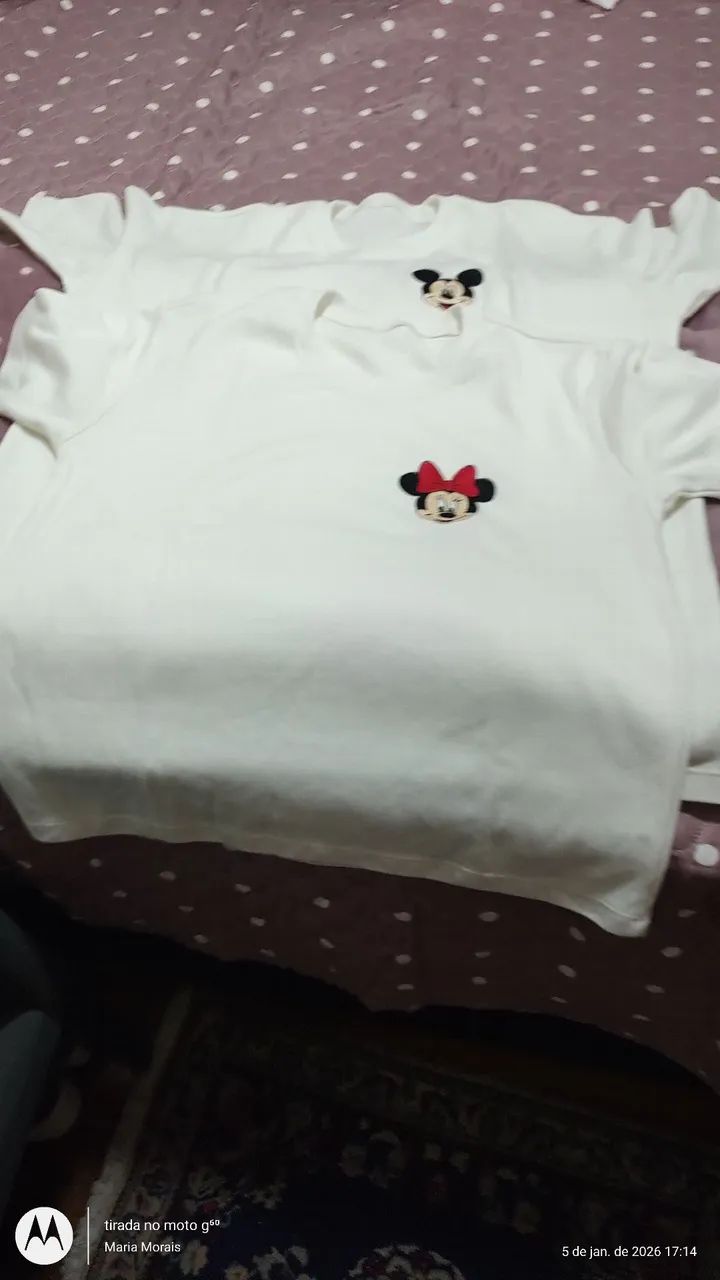 Conjunto de camiseta mikei e mini atulto - Foto 3