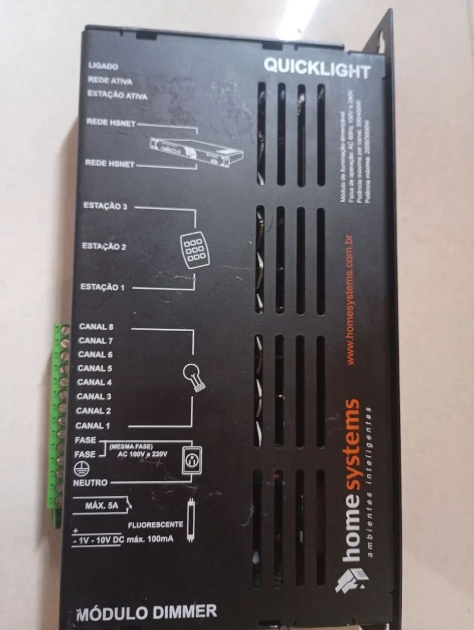 Módulo de automação quicklight home system