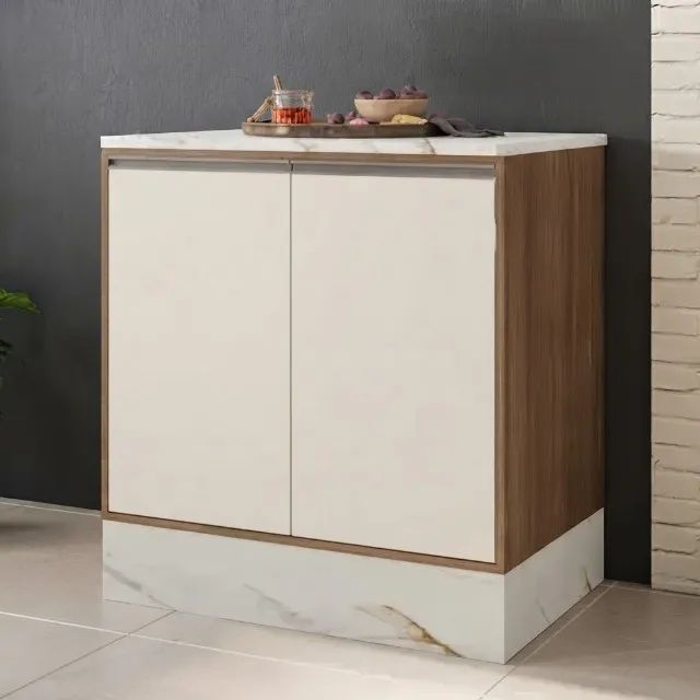 Balcão clara com 2 portas 