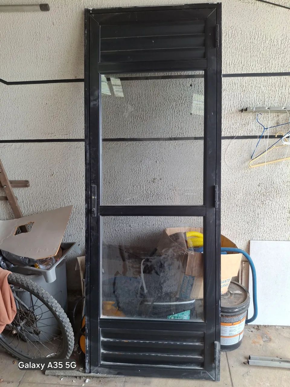 Porta de aço com vidro  - Foto 2