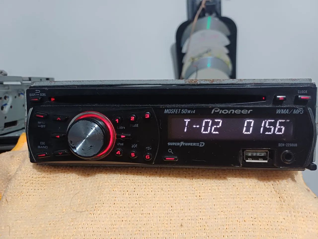  CD Player Pioneer deh 2280ub ( NÃO TEM BLUETOOTH)