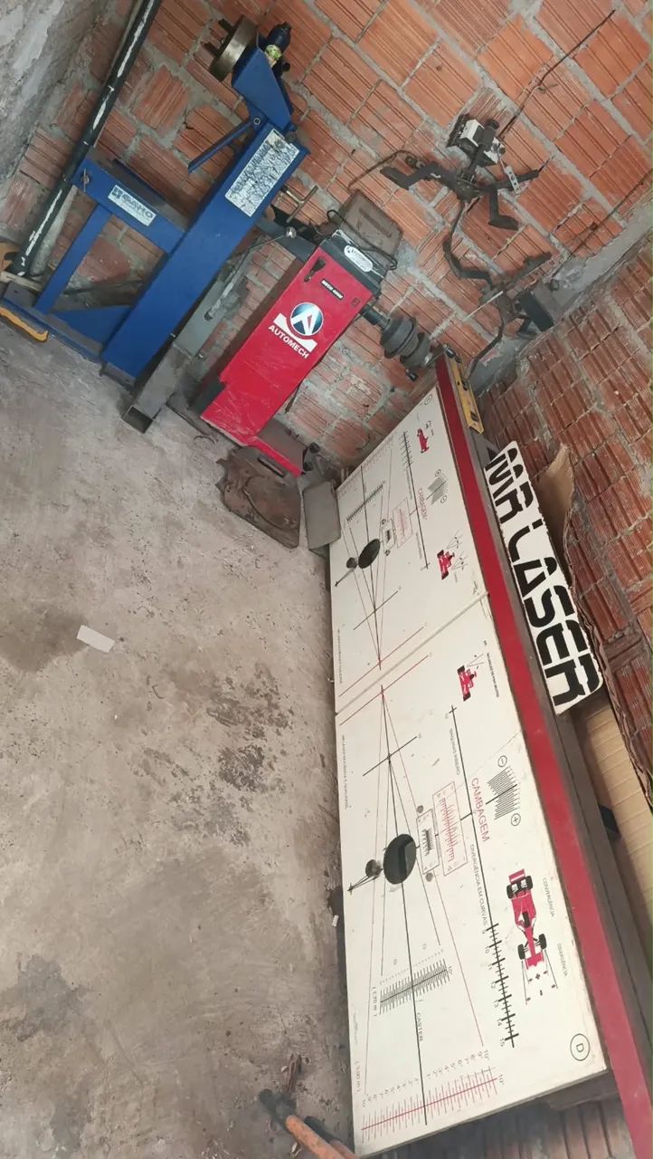 Alinhador balanceador e desepenador de roda - Foto 2