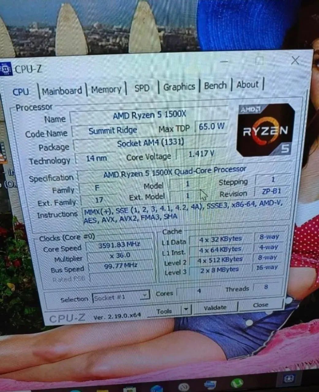 Ryzen 5 1500x  - Foto 3