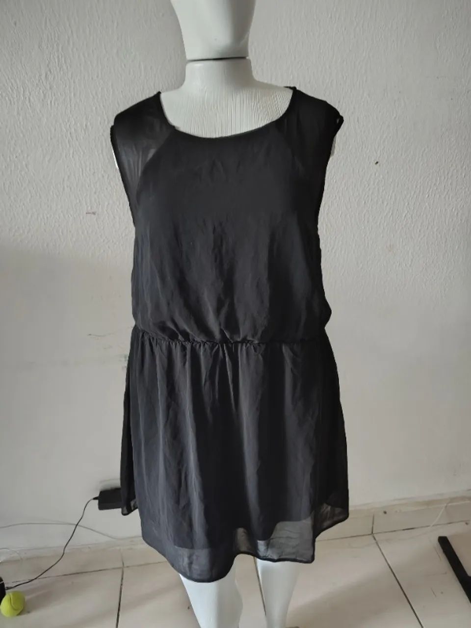 Blusa preta tam G 
