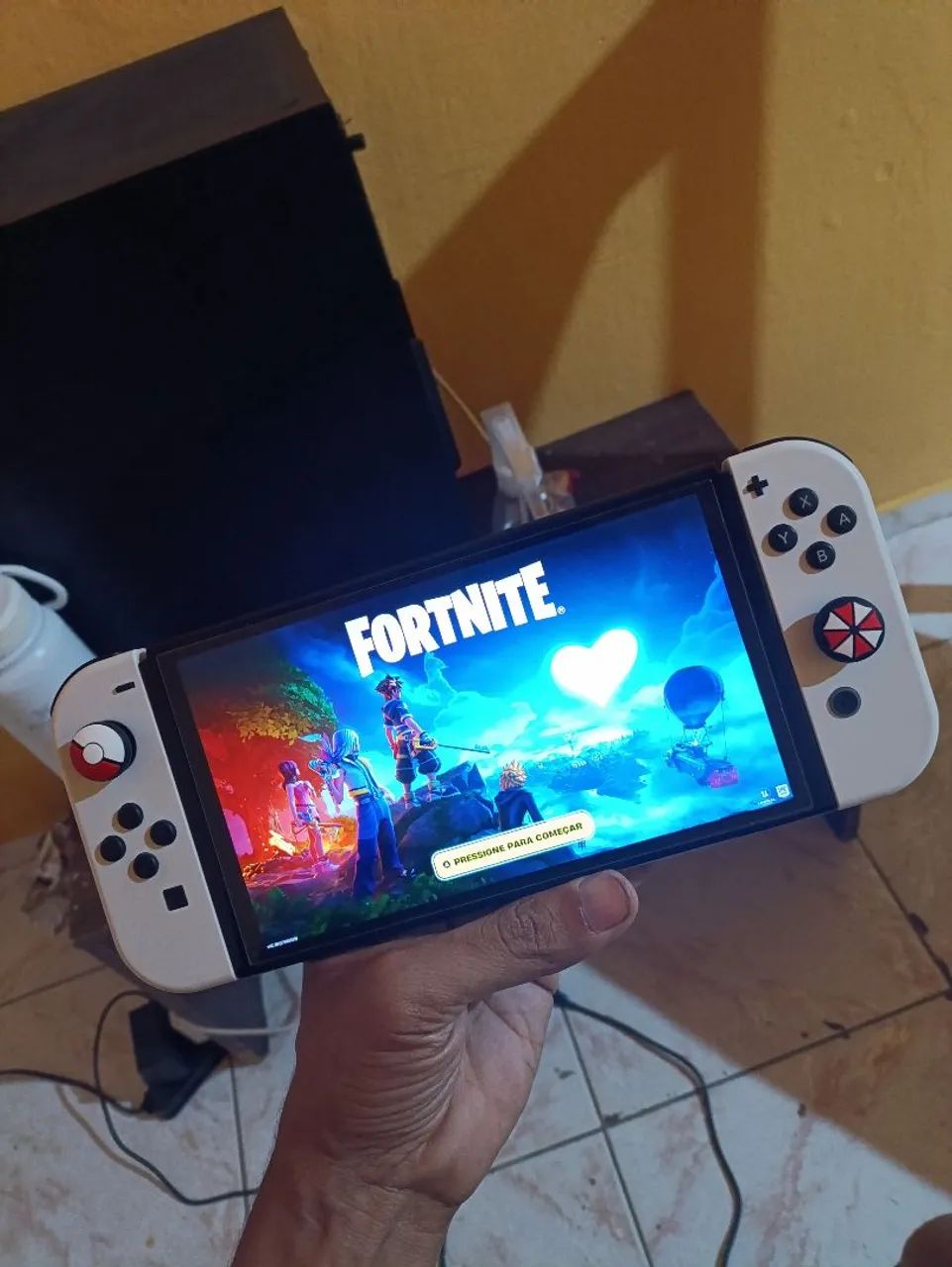 Nintendo Switch Oled branco + acessórios  - Foto 2