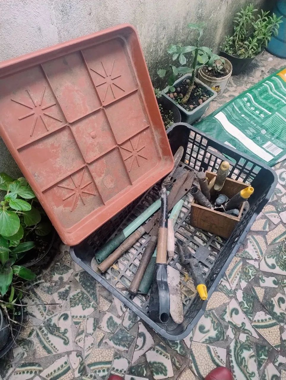 Doação artigos jardinagem 