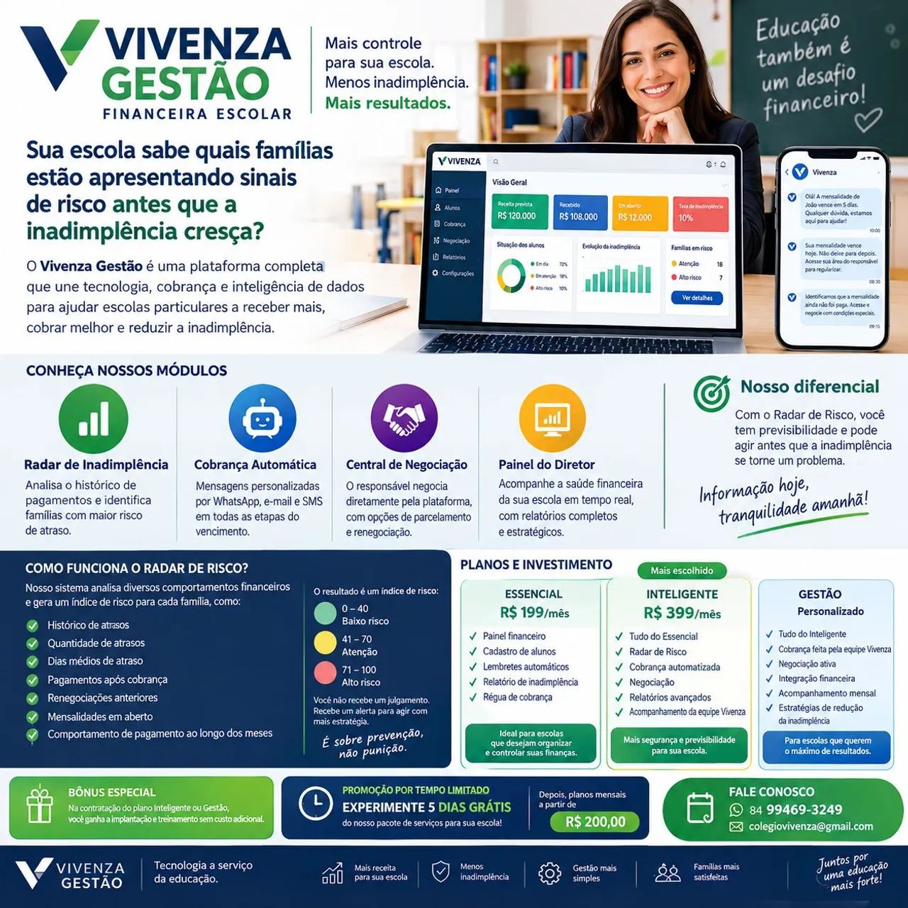 Sistema para escolas
