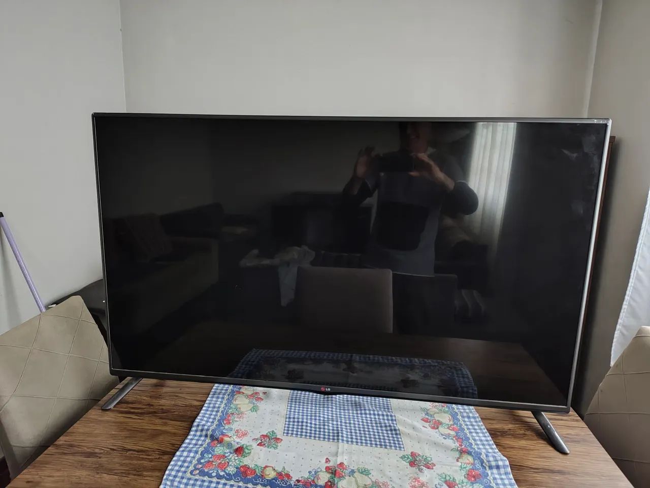 Vendo televisão 55 polegadas com defeito LG Full HD...Tela impecável sem avarias. - Foto 5