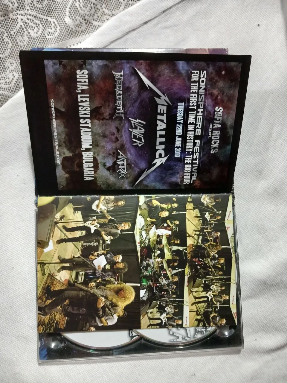 DVD Duplo Metálica Player Megadeth Anthirax - Foto 4