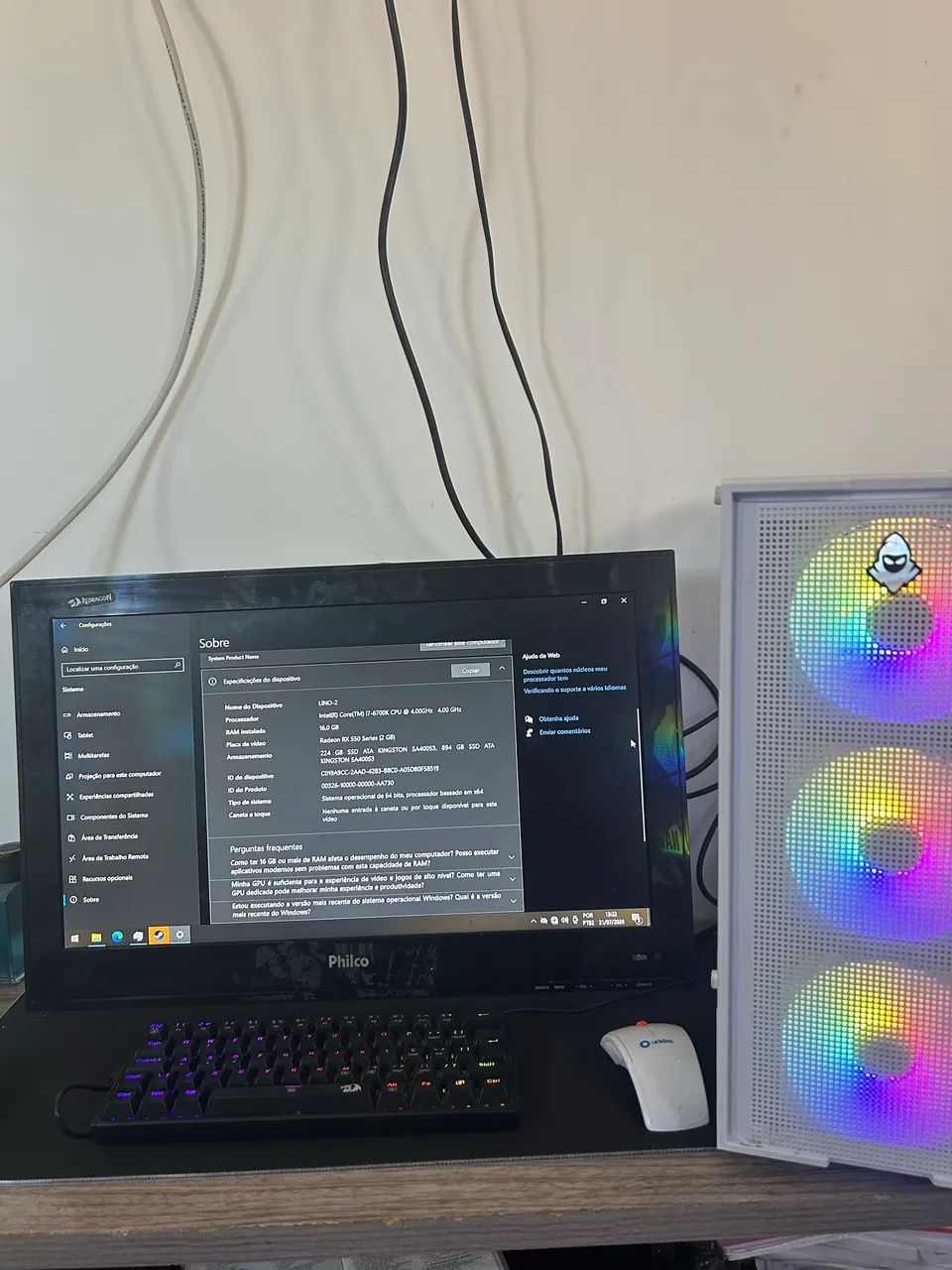 PC GAMER i7 32GB DDR4 - Foto 4