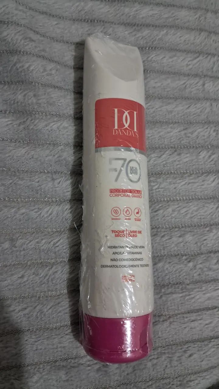 protetor solar lacrado