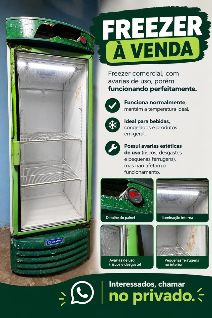 freezer guaraná antártica