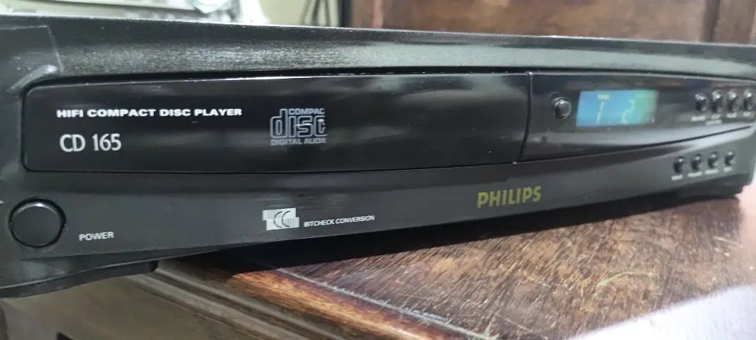 Cd Player Philips Cd165, Lindo E Perfeito. - Foto 5