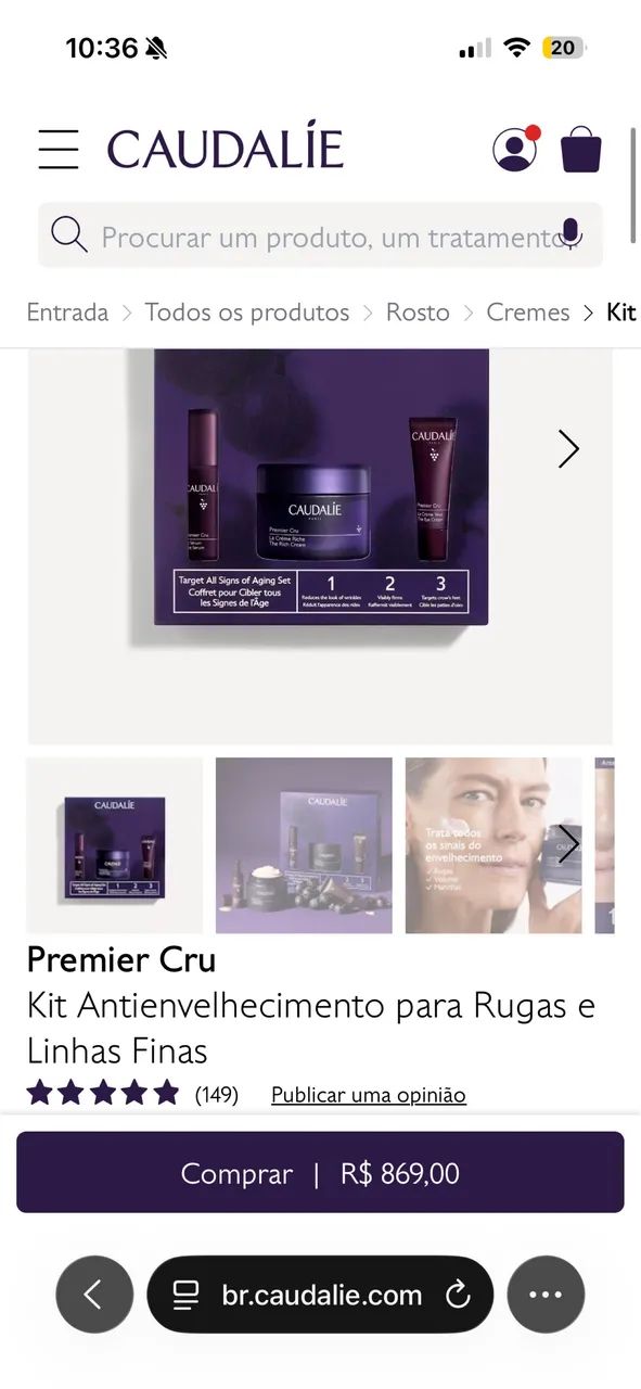 Kit antienvelhecimento - Caudalíe  - Foto 5