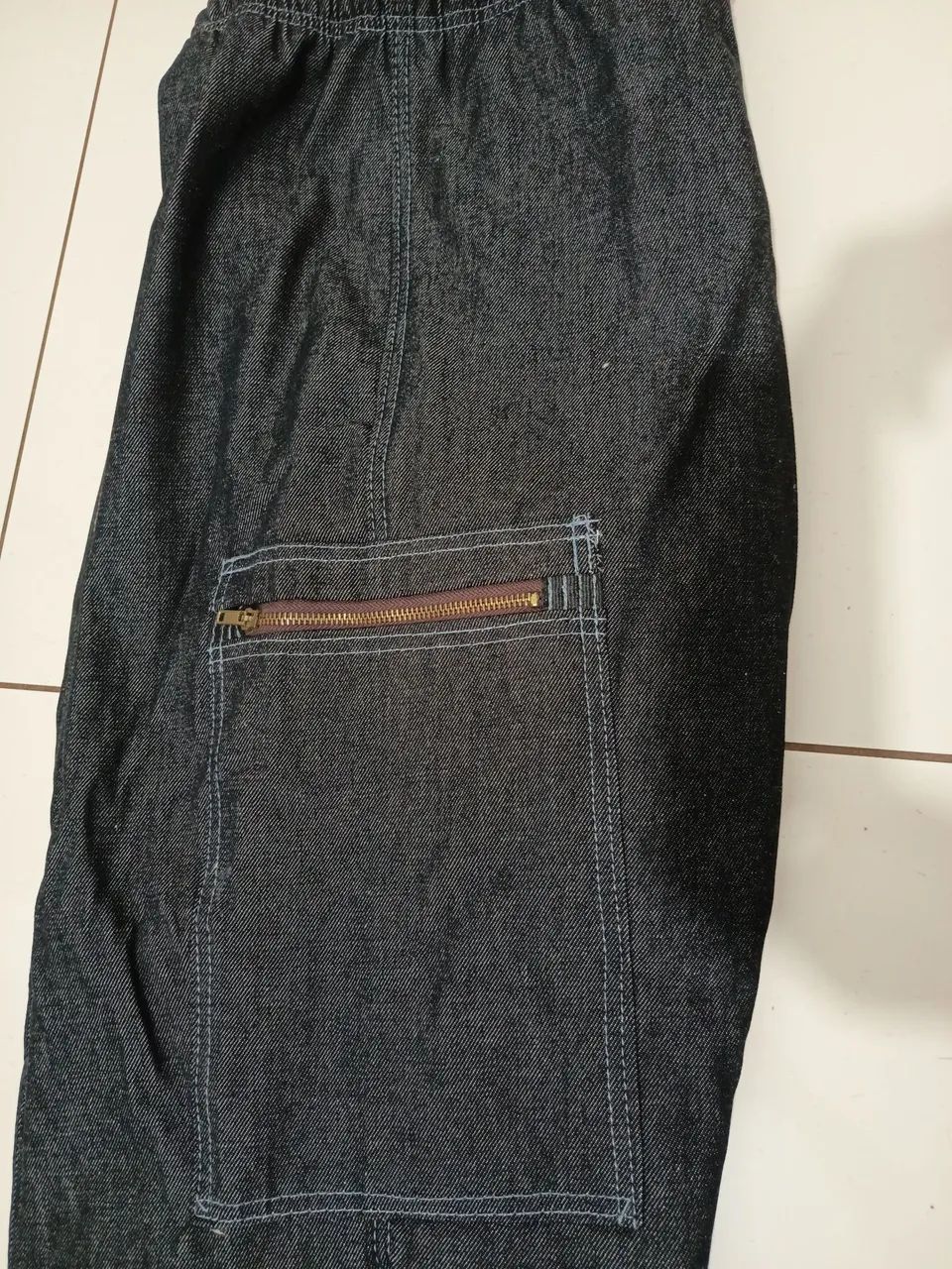 Calça jeans com manta  - Foto 2