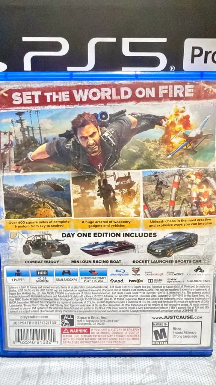 JUST CAUSE 3 - PS4/PS5 (PlayStation 4 e 5) - Foto 3