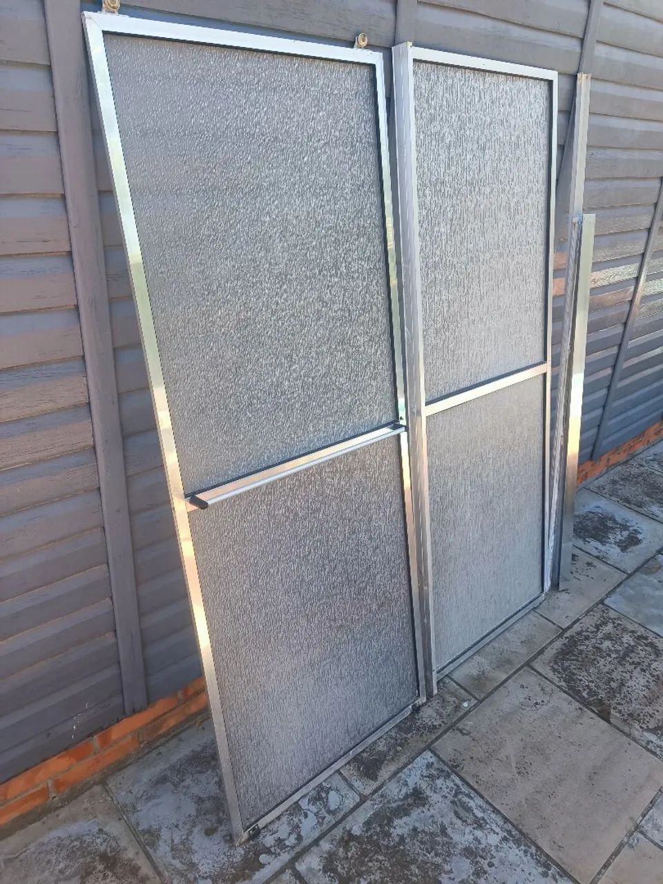 Box para banheiro alumínio usado - Foto 2