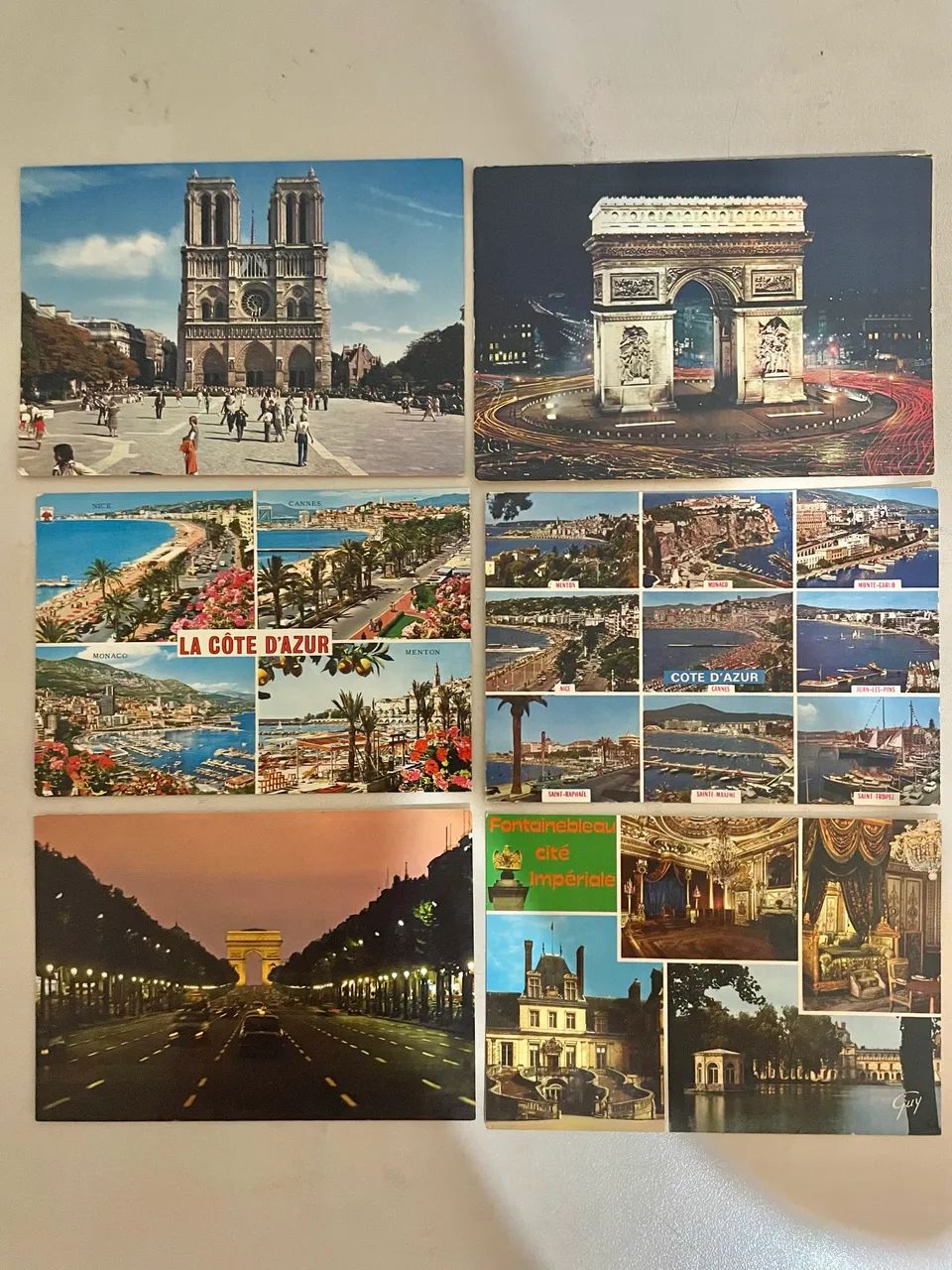 Cartões Postais Italia - França - Europa - Lote