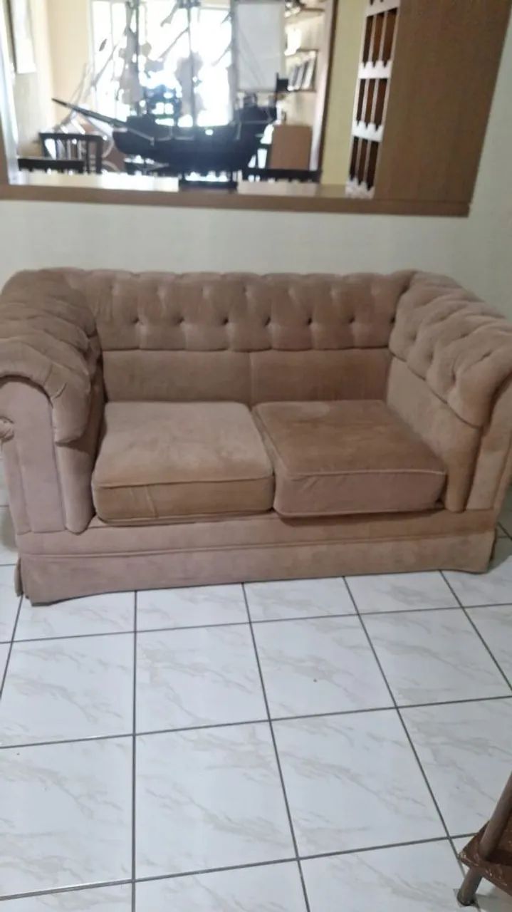 Sofá Chesterfield 3 Lugares - Muito Confortável