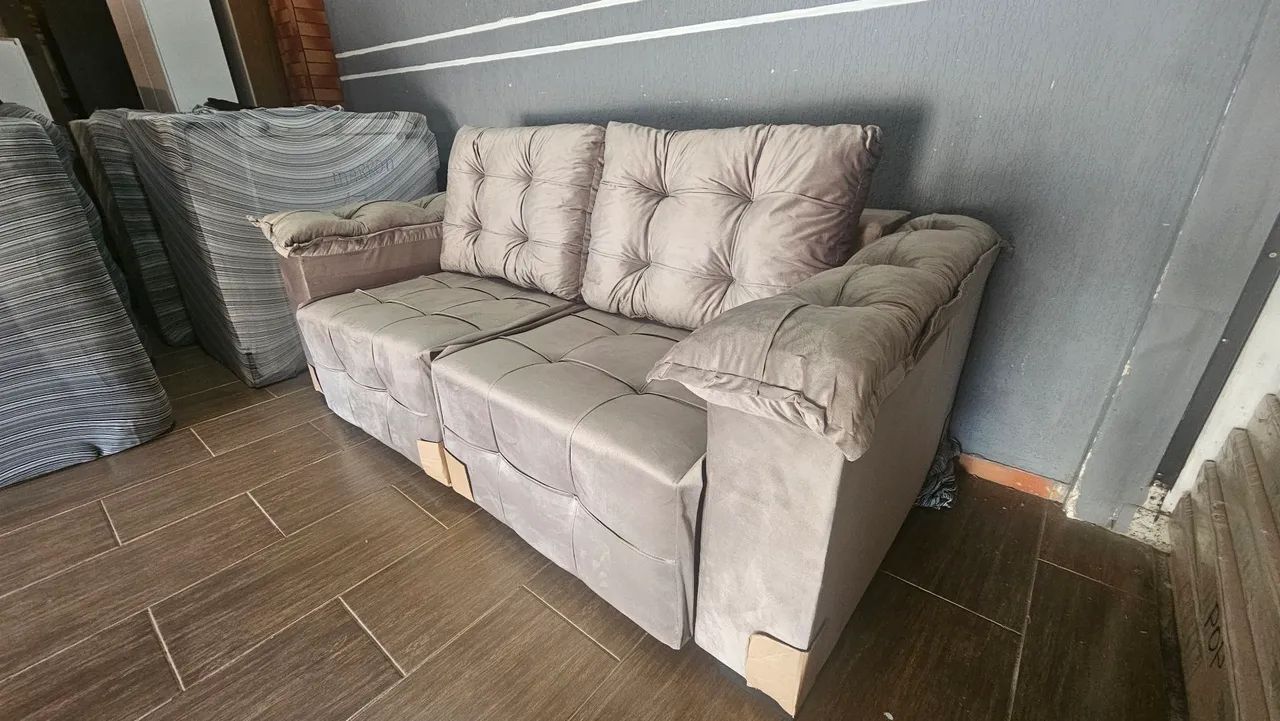 SOFA RETRATIL NOVO - ENTREGAMOS - Foto 3