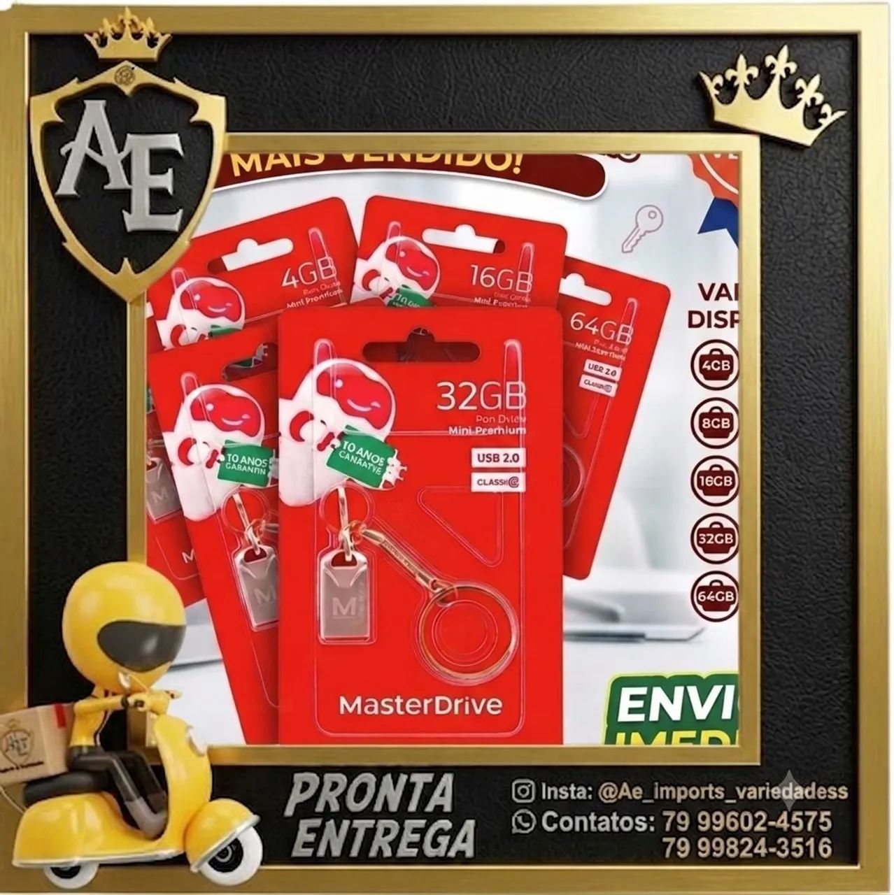 Cartões de Memória Master Drive