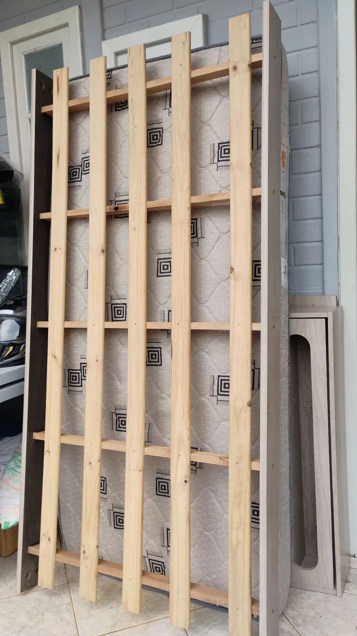 cama com colchão 