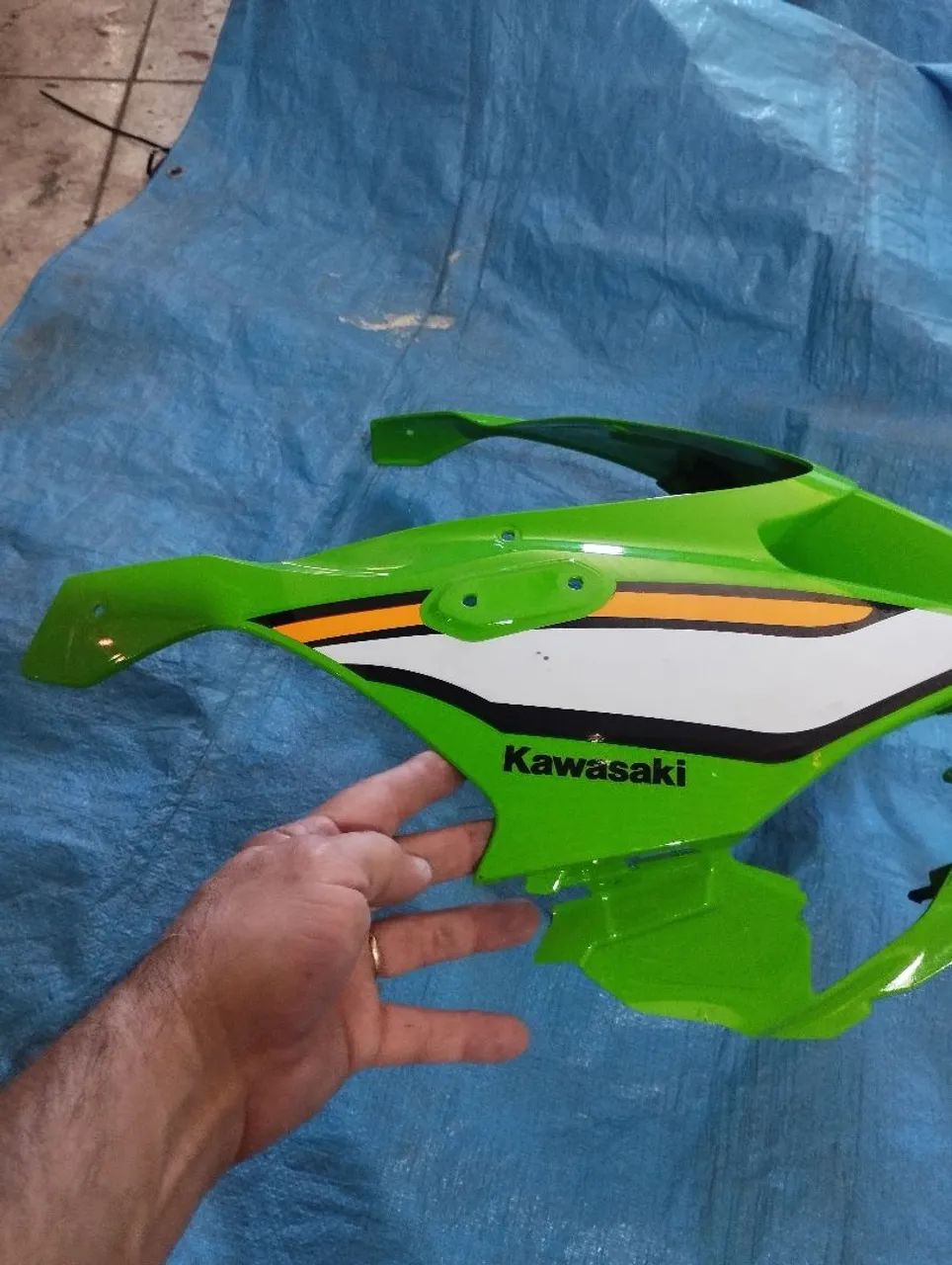Carenagem frontal Kawasaki zx6 original 2025 - Peças para motos