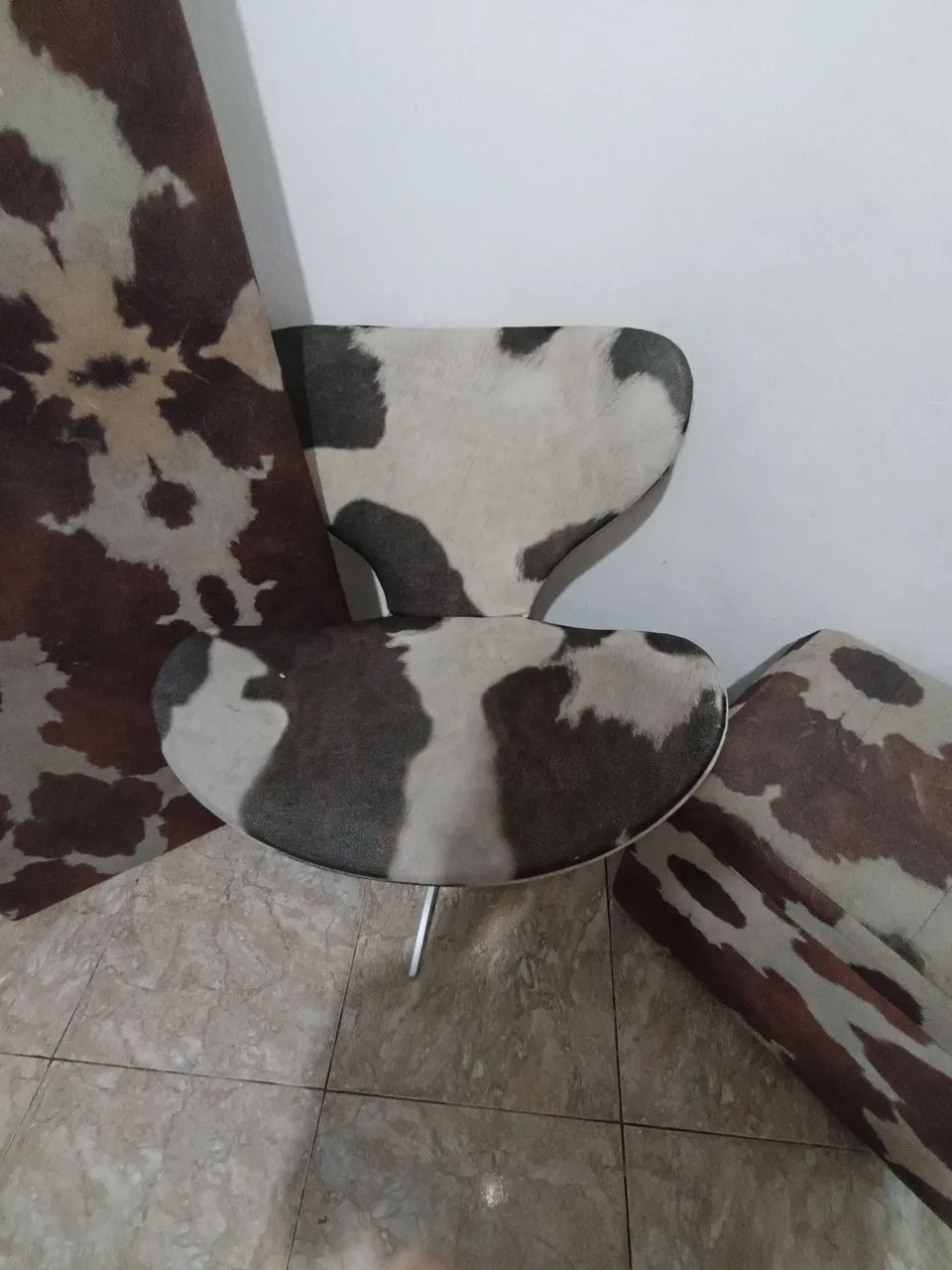 Pulff + cabeceira estampa de animal print - Foto 4