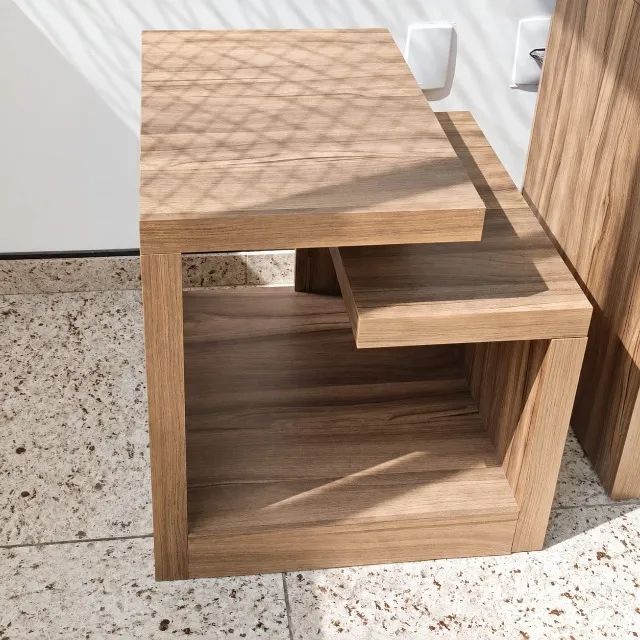 Rack de MDF para TV até 75 Polegadas  + Prateleiras + Mesa de Centro. - Foto 4