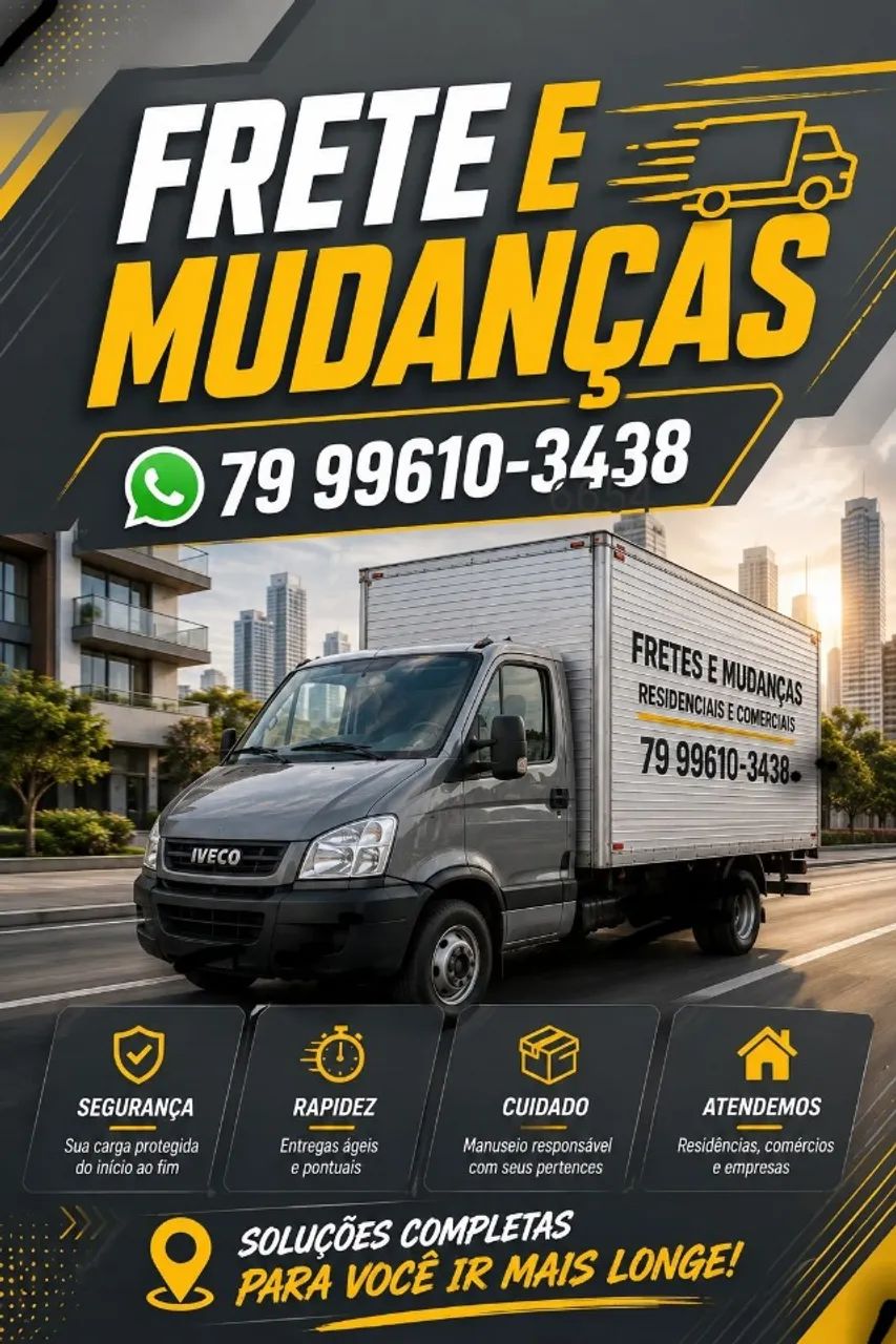 FRETE * E MUDANÇAS * SEGURO E PRÁTICO 