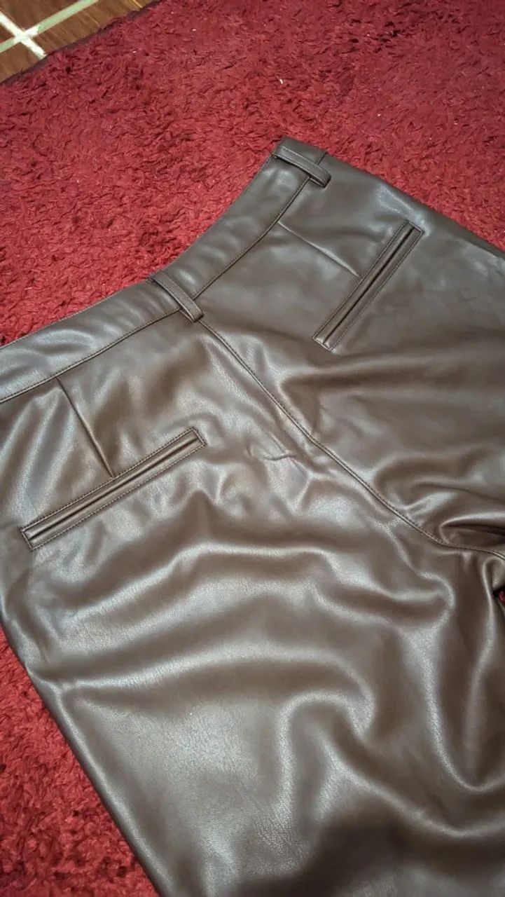 Calça de couro vegetal  - Foto 3