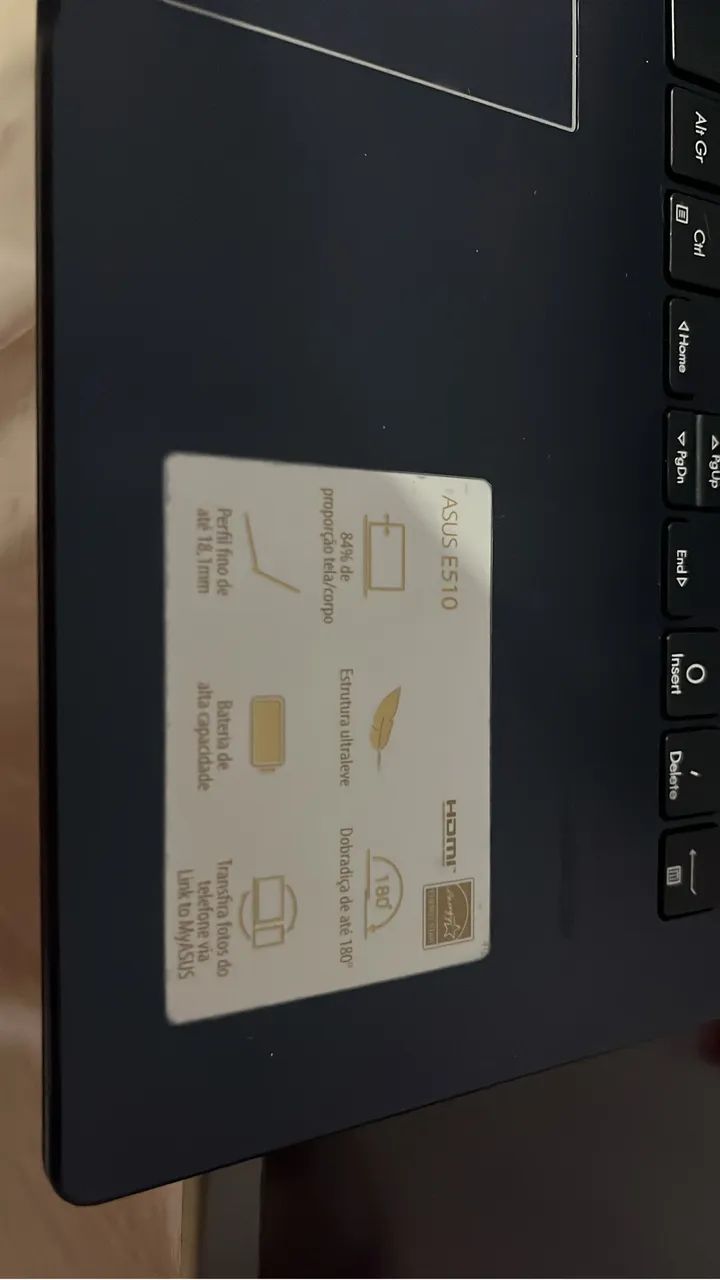 Notebook Asus E510  - Foto 5