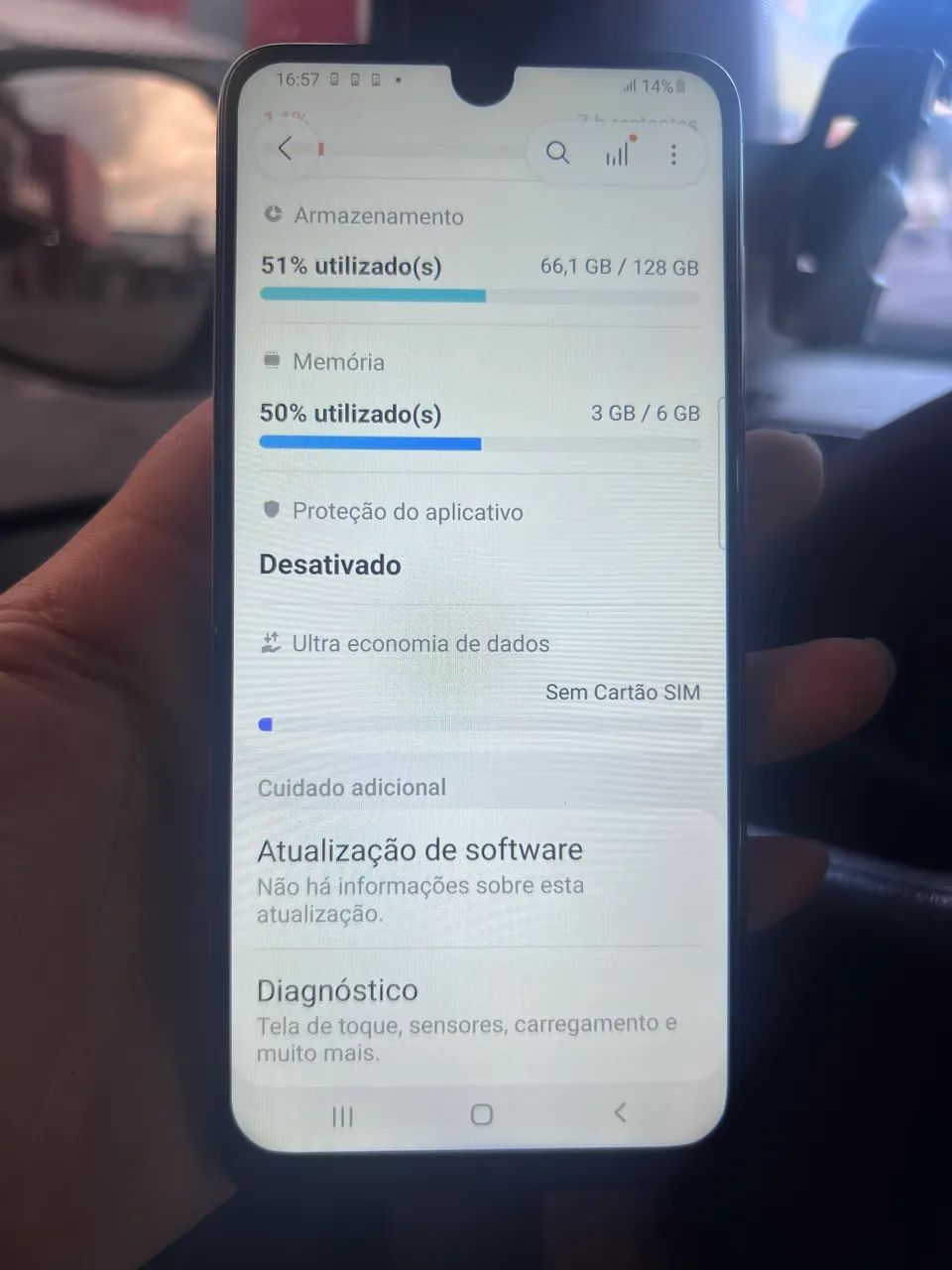 Celular Samsung A70 128GB/NFC - Foto 2
