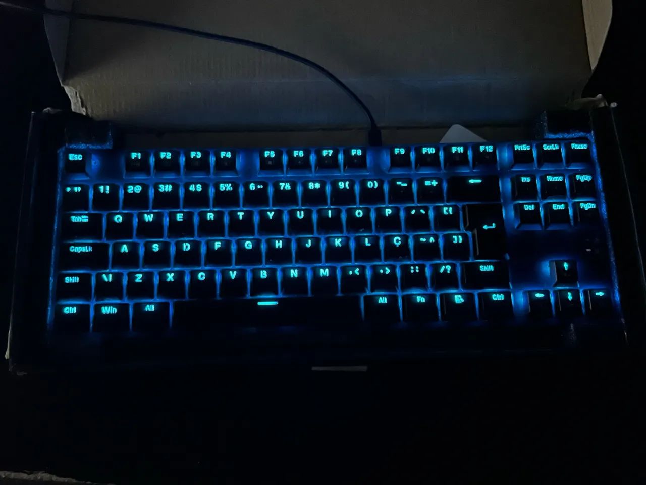 Teclado mecânico - Switch Blue Redragon - Foto 4