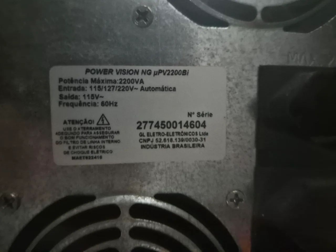 No-break SMS POWER VISION 2200VA Bivolt, saida 115V. - Foto 4
