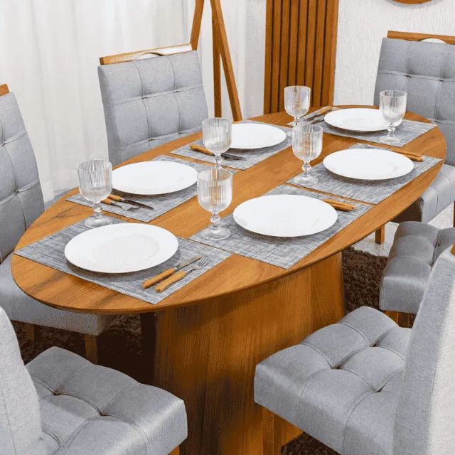sala mesa jantar com 6 cadeiras  - Foto 2