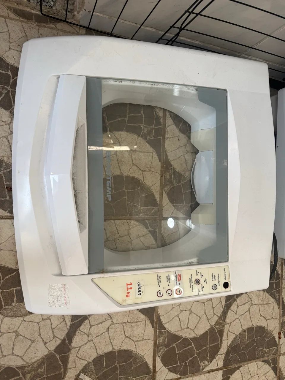 Tampo de máquina!está sem a placa!