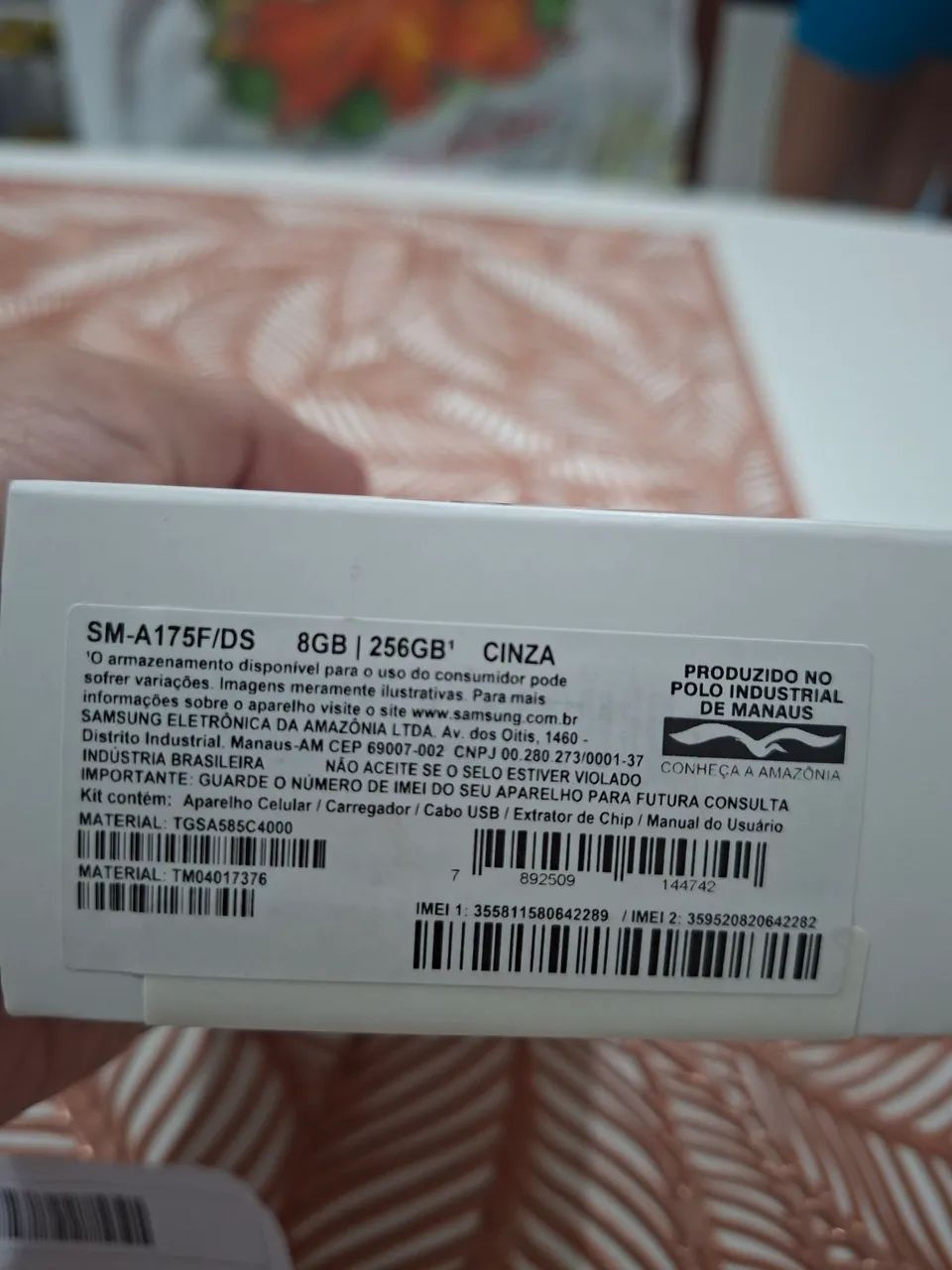 Samsung Galaxy A17 - 256GB | 8GB RAM | Cinza - Novo Lacrado