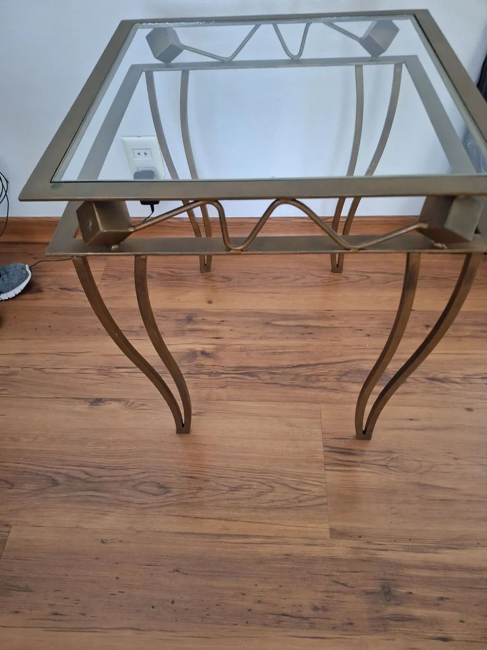 Mesa de centro em ferro e vidro  - Foto 2