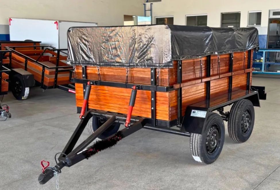 Reboque 2 eixos articulado 