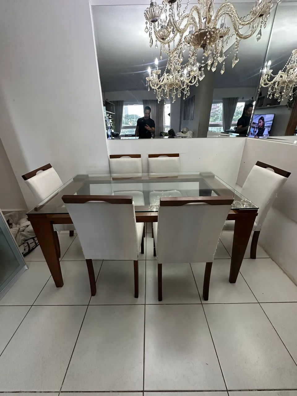 Mesa com 6 cadeiras - Foto 5