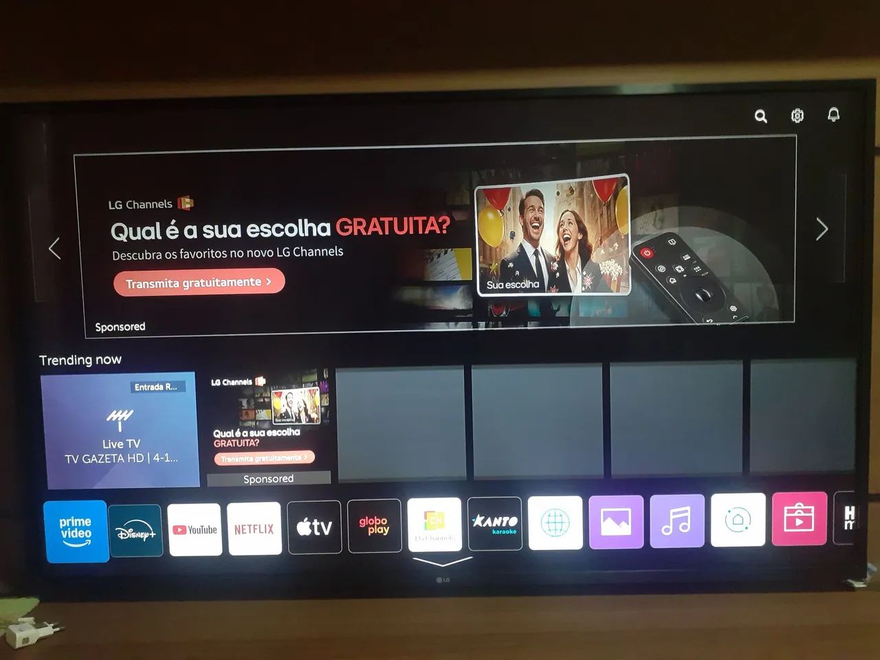 Vendo TV LG 55 polegadas smart 4k