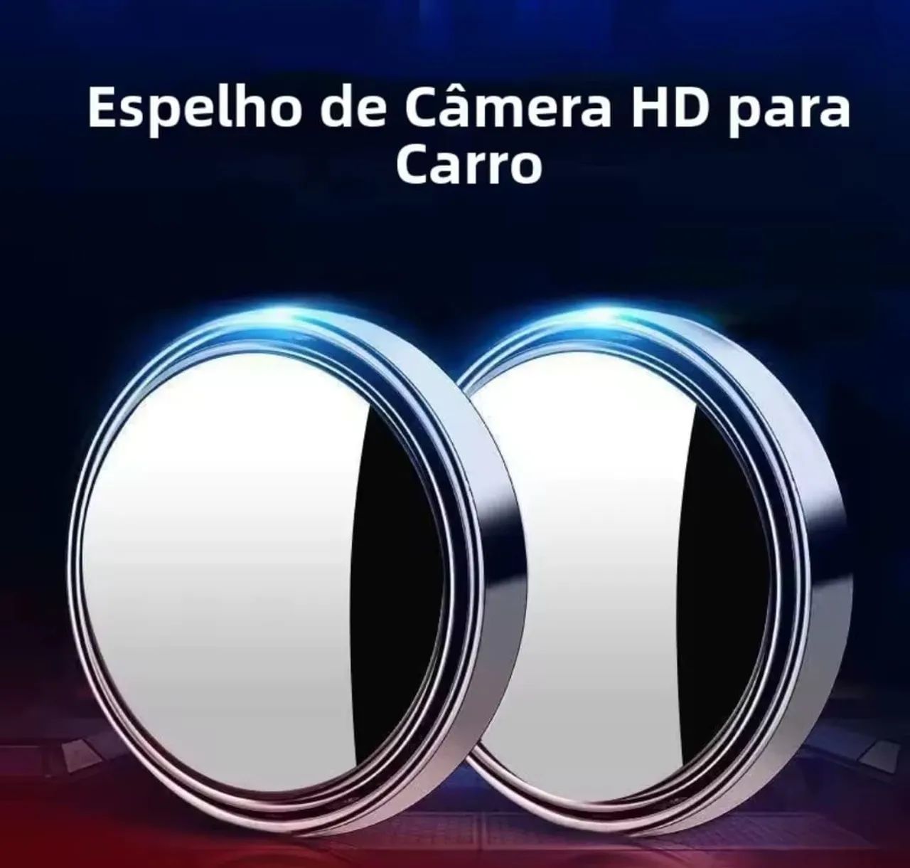 Espelho retrovisor ajustável 360 graus