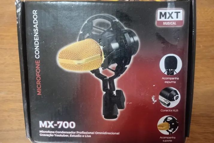  Microfone Condensador Mx 700  - Foto 2