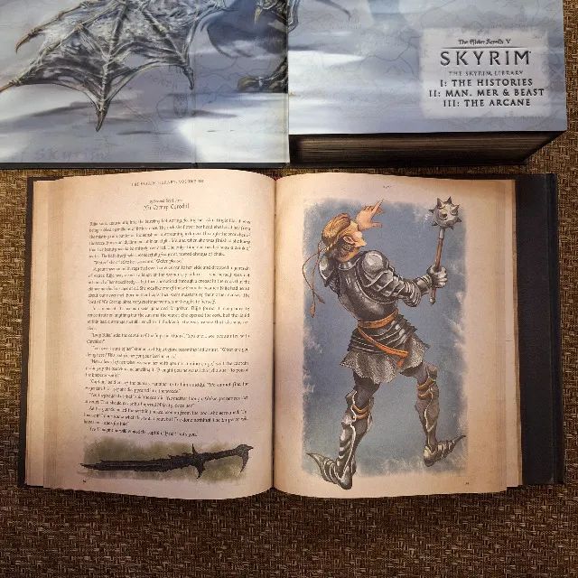 Livros The Skyrim Library 3 Volumes Box Set Capa Dura - Livros e