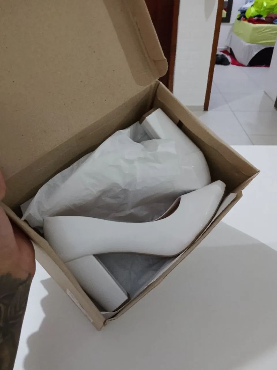 Sapato Scarpan branco 