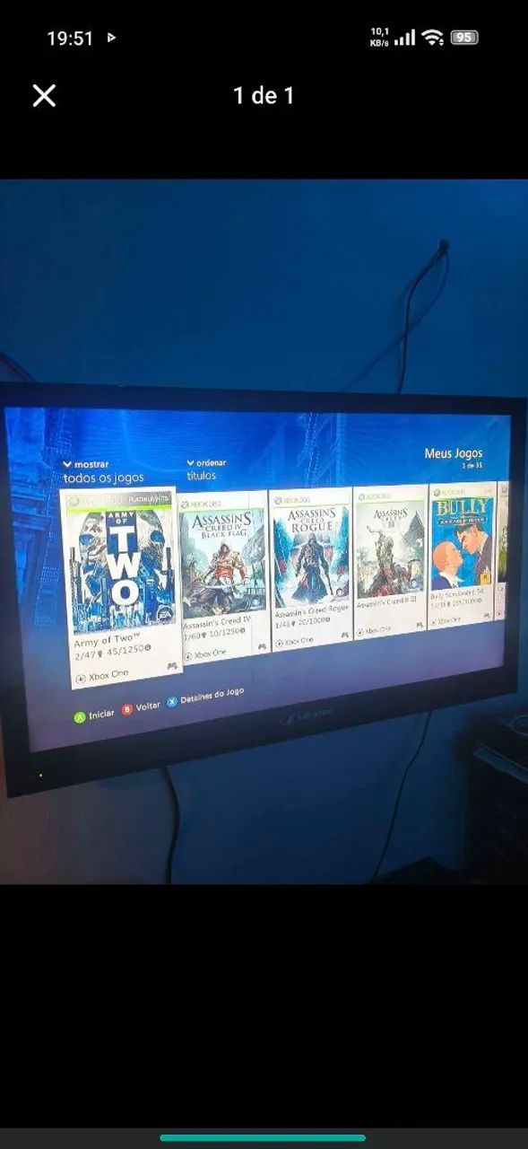 Xbox 360 com 35 jogos 