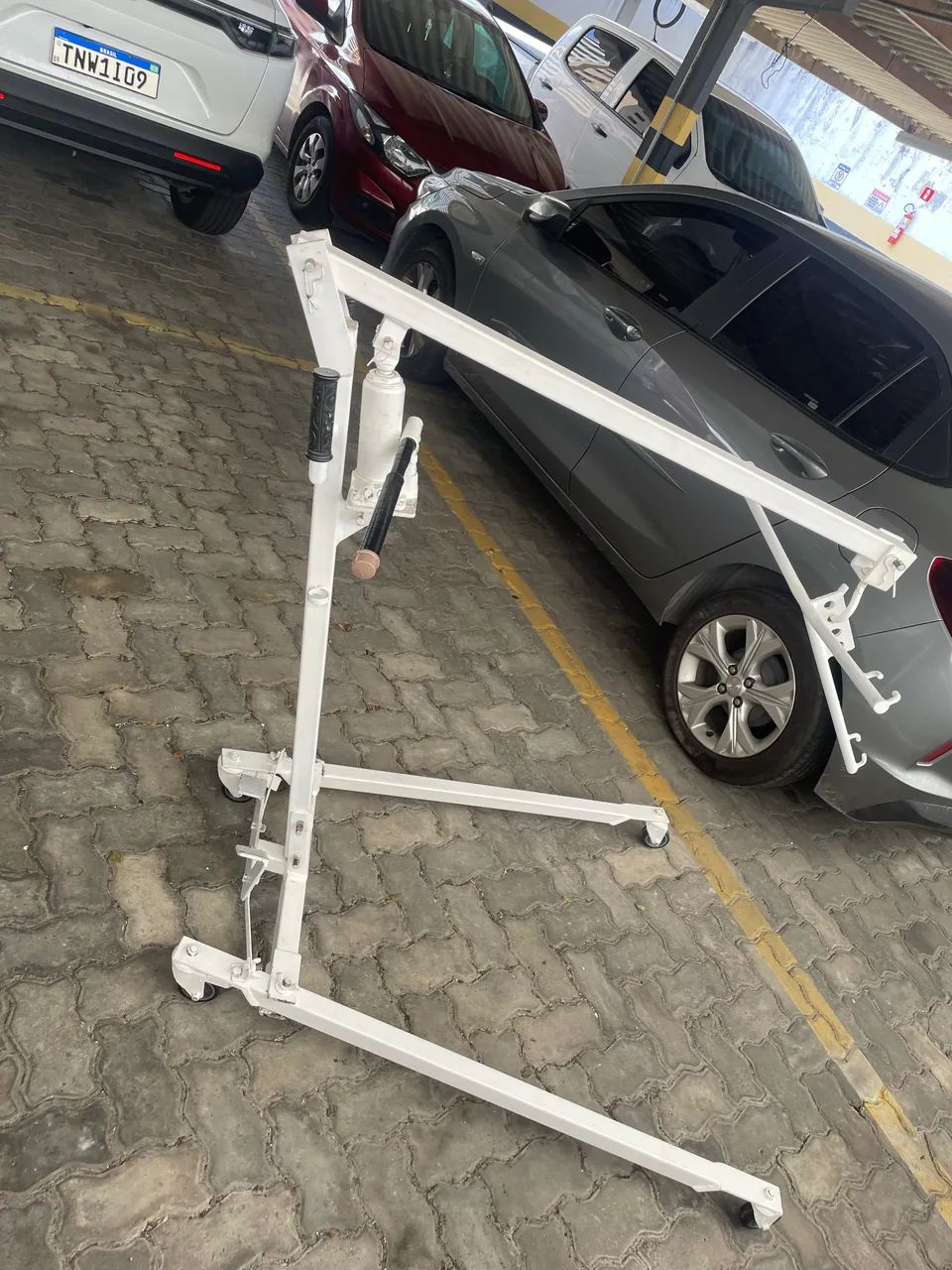 Guincho de elevação e transferência de acamados . Gratos cesto de nylon de qualidade.  - Foto 5