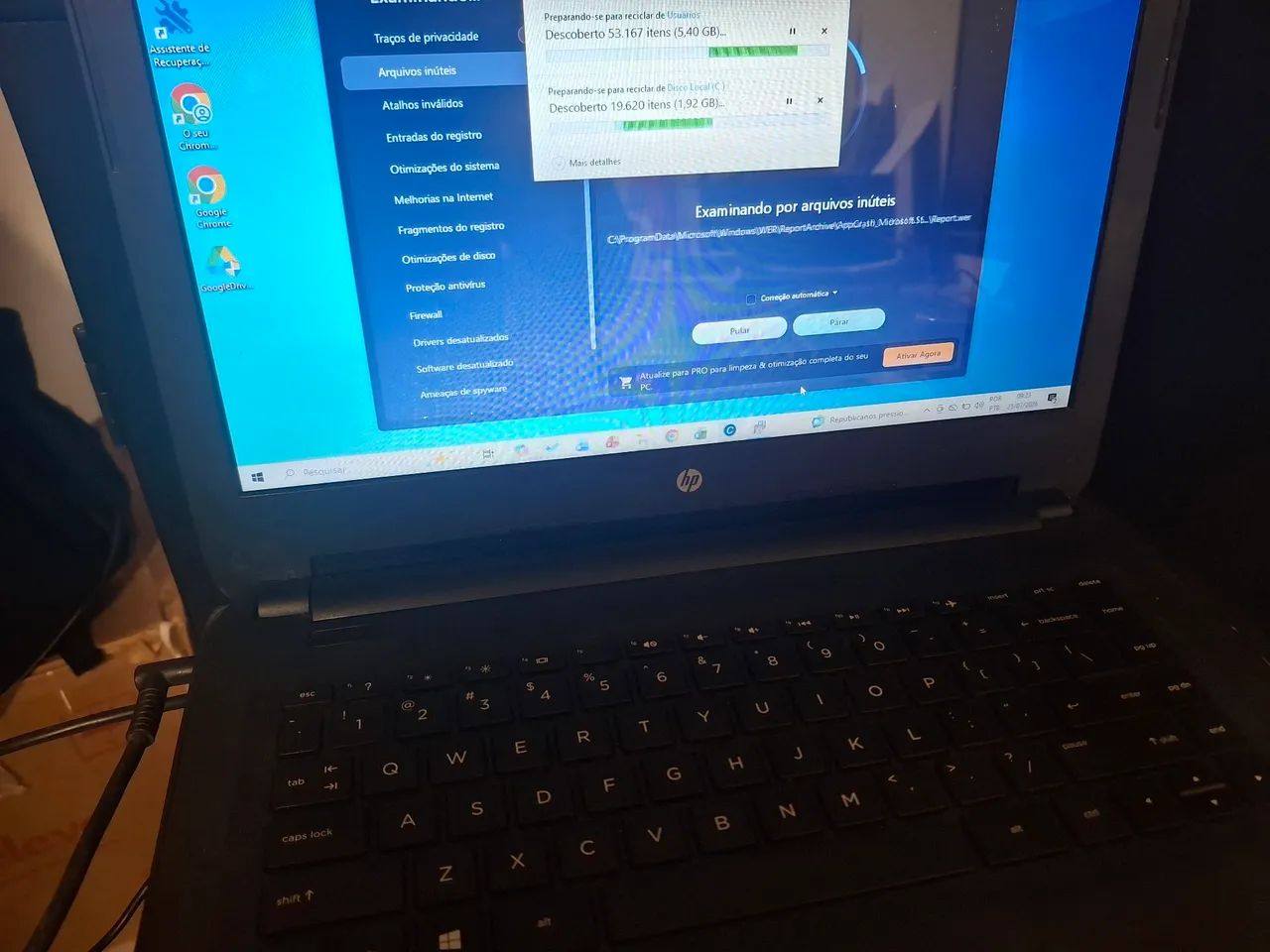 Notebook HP Completo (8GB RAM + SSD) - Ótimo para Estudos e Home Office - Foto 2