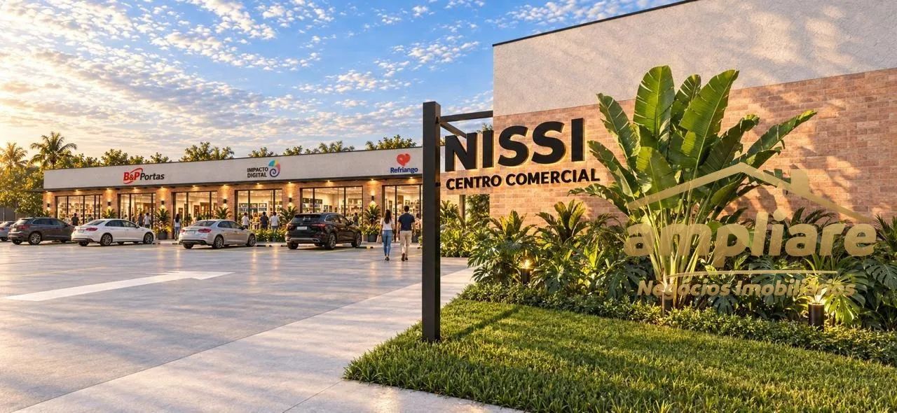 LOJA 80M² NOVA | NISSI CENTRO COMERCIAL | APARECIDINHA | 26 VAGAS